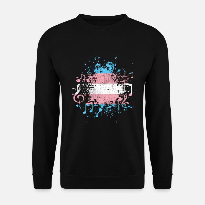 Transgender Musik - Unisex Pullover - Schwarz
