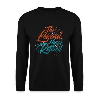 Rente - Unisex Pullover - Schwarz - Vorne - Alina (178cm) & Michal (187cm)
