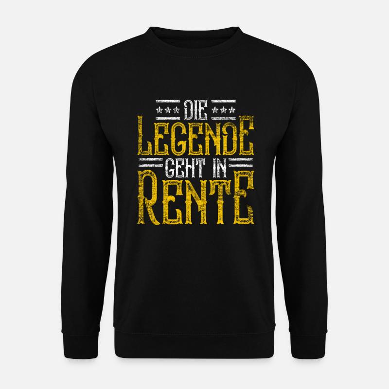 Rente - Unisex Pullover - Schwarz