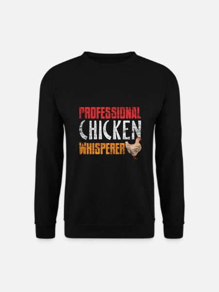 Hühner - Unisex Pullover - Schwarz