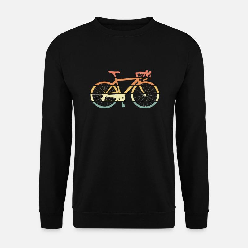 Fahrrad retro Rennrad - Unisex Pullover - Schwarz