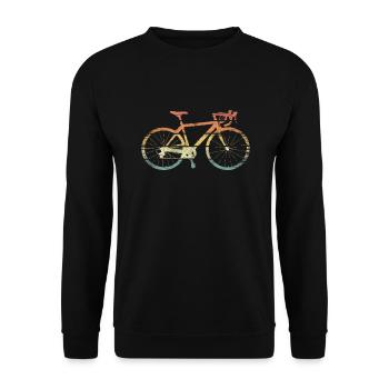 racer - Unisex Sweatshirt - black - Front - Alina (178cm) & Michal (187cm)