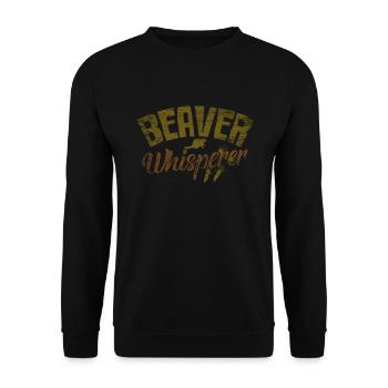 castor - Sweat-shirt Unisexe - noir - Devant - Alina (178cm) & Michal (187cm)