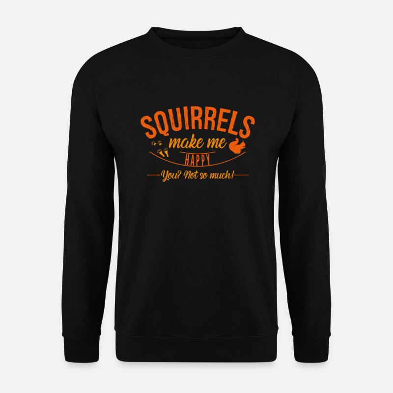 squirrel - Unisex Sweatshirt - black