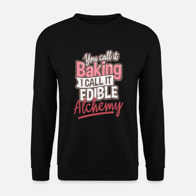 Bäcker backen - Unisex Pullover - Schwarz