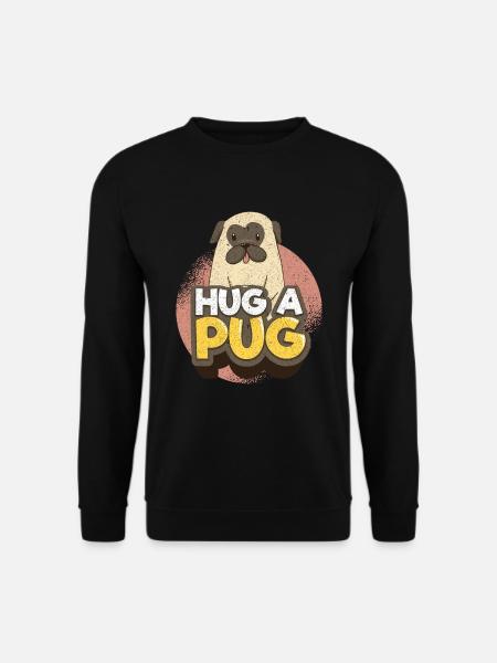 pug - Unisex Sweatshirt - black