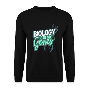 Biologie - Sweat-shirt Unisexe - noir - Devant - Alina (178cm) & Michal (187cm)
