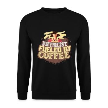 Physiker Physik - Unisex Pullover - Schwarz - Vorne - Alina (178cm) & Michal (187cm)