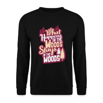 lumberjack - Unisex Sweatshirt - black - Front - Alina (178cm) & Michal (187cm)