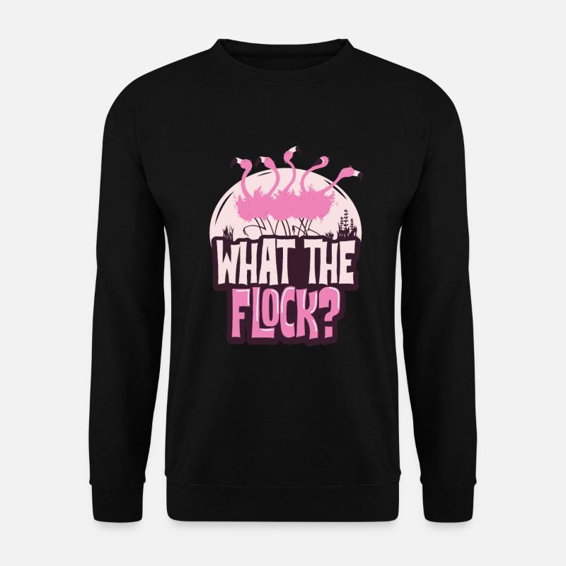 flamingo - Unisex Sweatshirt - black