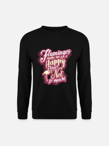 flamingo - Unisex Sweatshirt - black