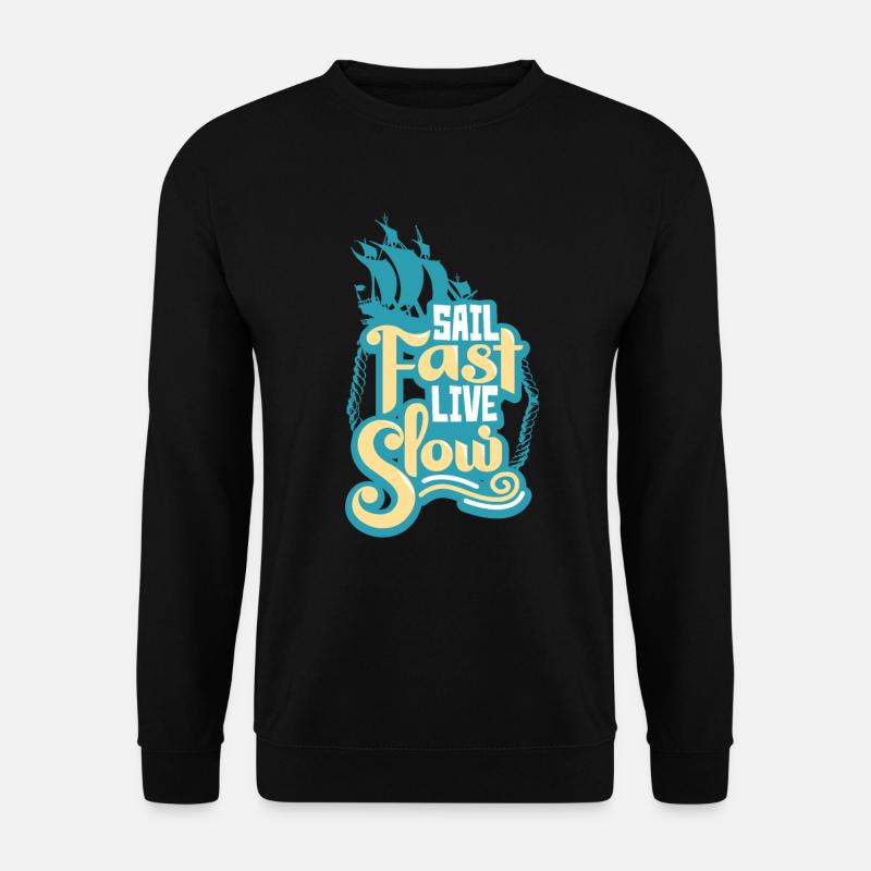 Segeln - Unisex Pullover - Schwarz