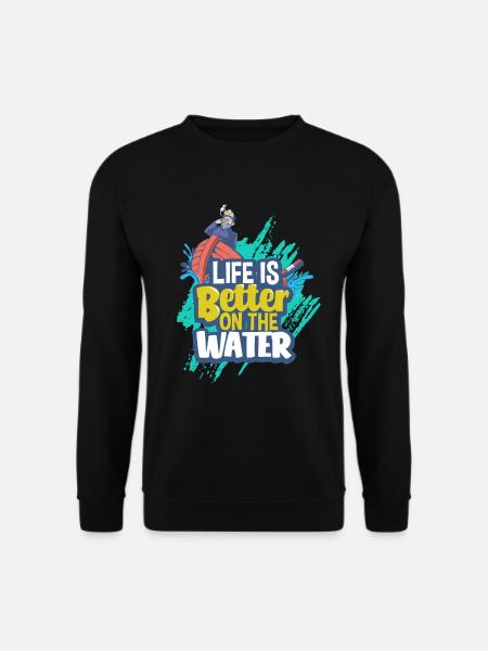 Sailing captain - Unisex Sweatshirt - black