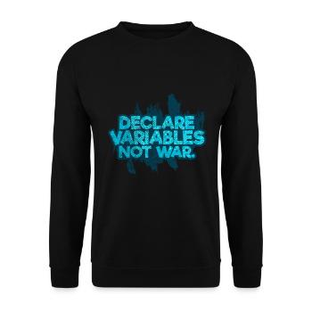 Programming computer scientists - Unisex Sweatshirt - black - Front - Alina (178cm) & Michal (187cm)