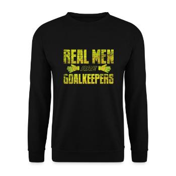 Gardien de but - Sweat-shirt Unisexe - noir - Devant - Alina (178cm) & Michal (187cm)