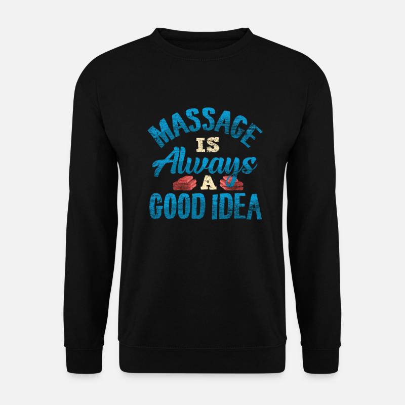 massage - Unisex Sweatshirt - black
