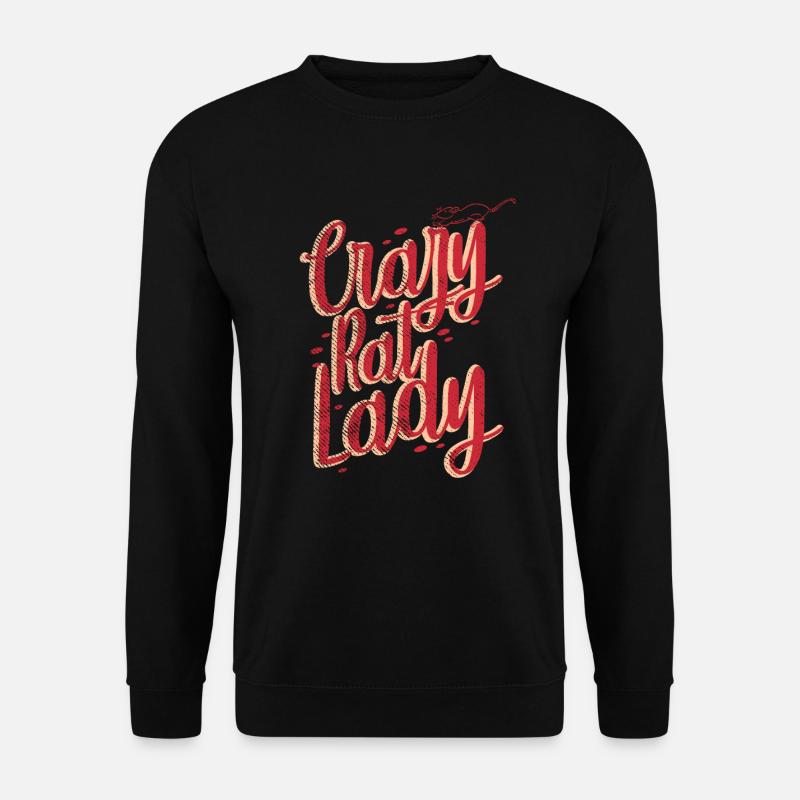 Ratten Frau - Unisex Pullover - Schwarz