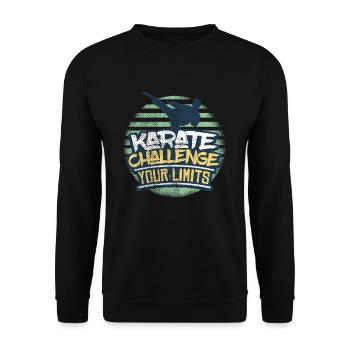 Karaté - Sweat-shirt Unisexe - noir - Devant - Alina (178cm) & Michal (187cm)