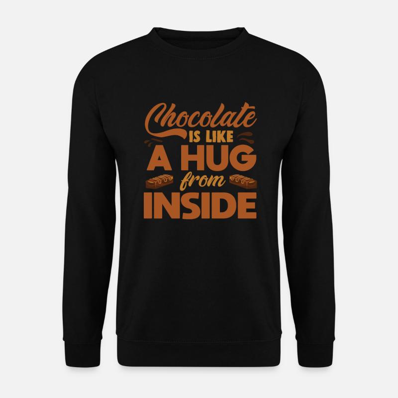 Schokolade - Unisex Pullover - Schwarz