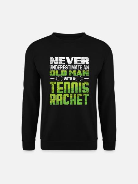 Tennis Opa - Unisex Pullover - Schwarz