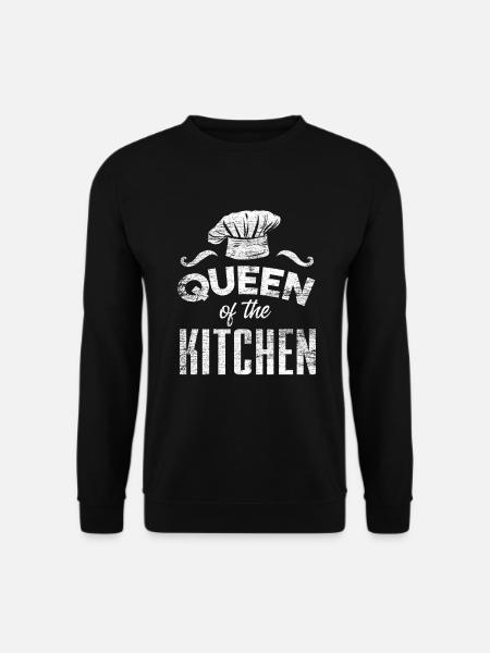 Kochen Frau Köchin - Unisex Pullover - Schwarz