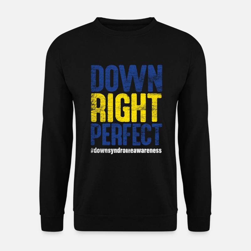 Down Syndrom - Unisex Pullover - Schwarz