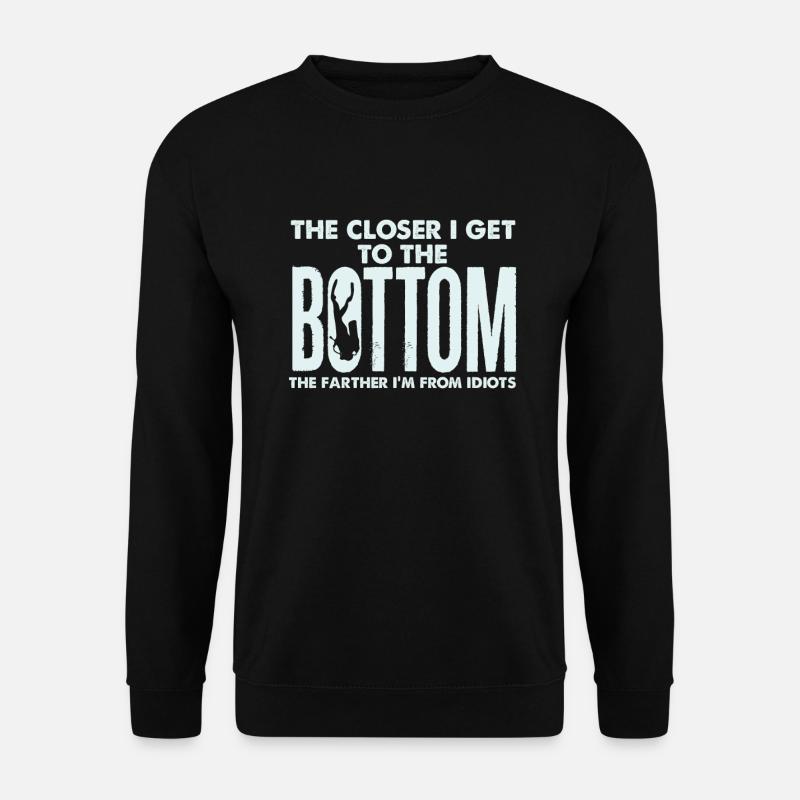 Taucher Tauchen - Unisex Pullover - Schwarz