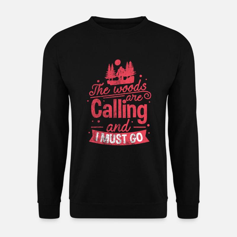 The forest is calling - Unisex Sweatshirt - black