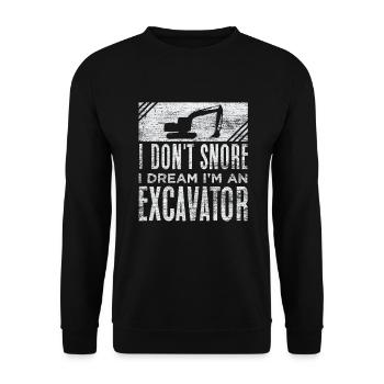 Bagger - Unisex Pullover - Schwarz - Vorne - Alina (178cm) & Michal (187cm)