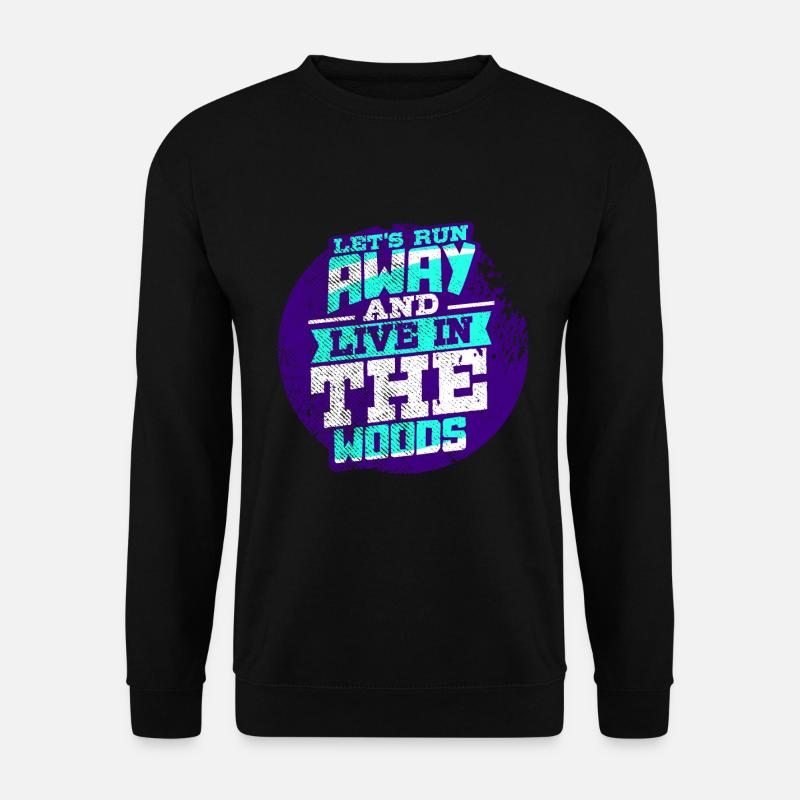 Forest nature - Unisex Sweatshirt - black