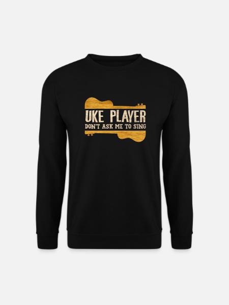 Ukulele player - Unisex Sweatshirt - black