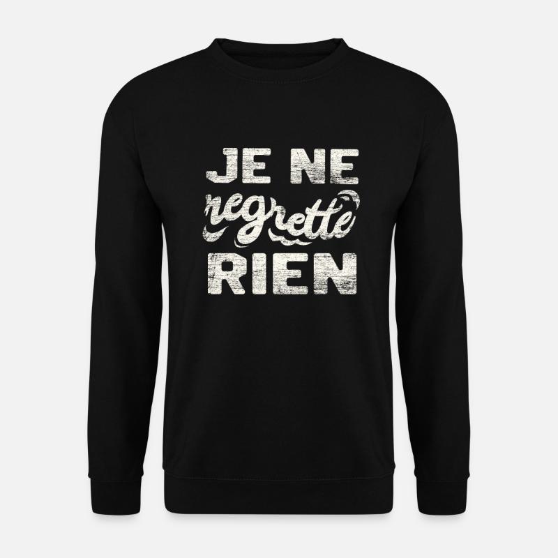 Frankreich Französisch - Unisex Pullover - Schwarz