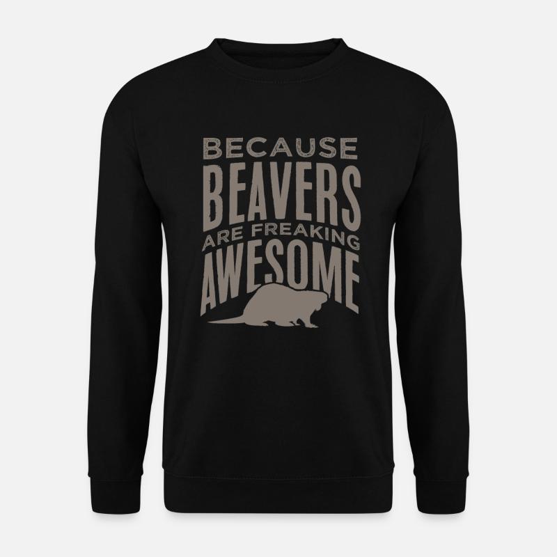 beaver - Unisex Sweatshirt - black