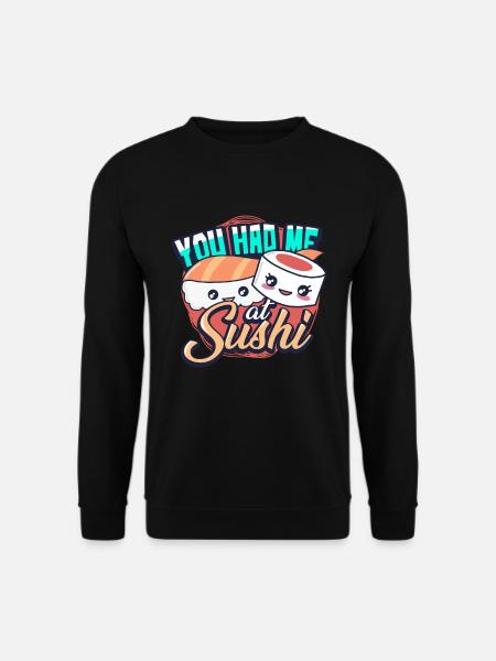Sushi - Unisex Pullover - Schwarz