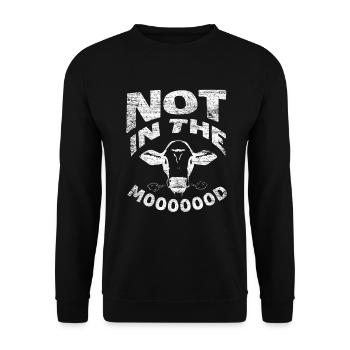 Éleveur de vaches - Sweat-shirt Unisexe - noir - Devant - Alina (178cm) & Michal (187cm)