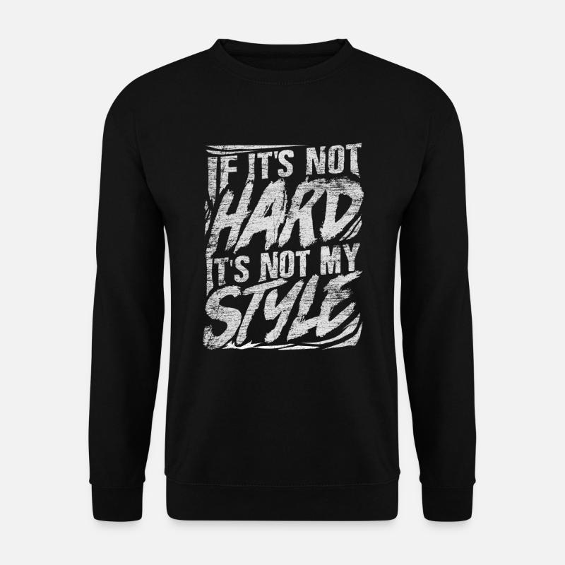 Hardstyle Techno Musik - Unisex Pullover - Schwarz