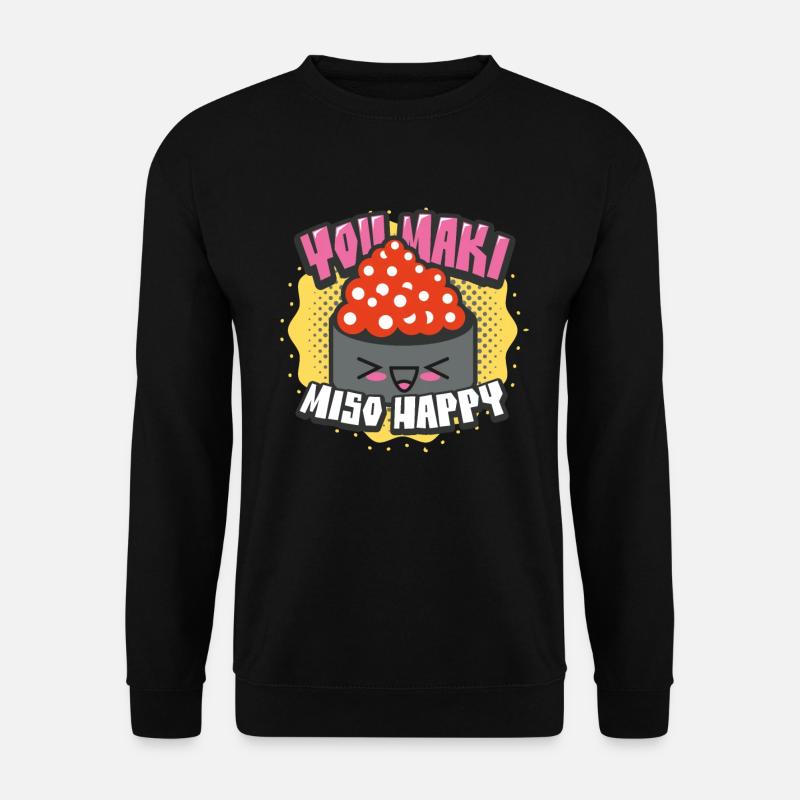 Sushi - Unisex Pullover - Schwarz
