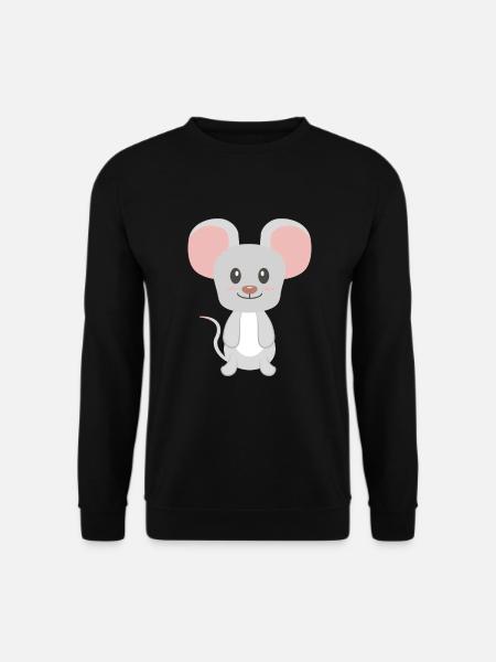 mouse - Unisex Sweatshirt - black