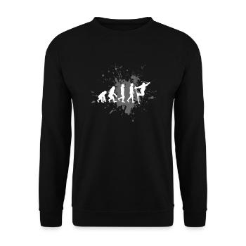 Ski - Unisex Pullover - Schwarz - Vorne - Alina (178cm) & Michal (187cm)