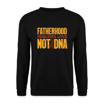 Stepfather - Unisex Sweatshirt - black - Front - Alina (178cm) & Michal (187cm)