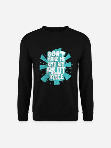 Pilot - Unisex Pullover - Schwarz