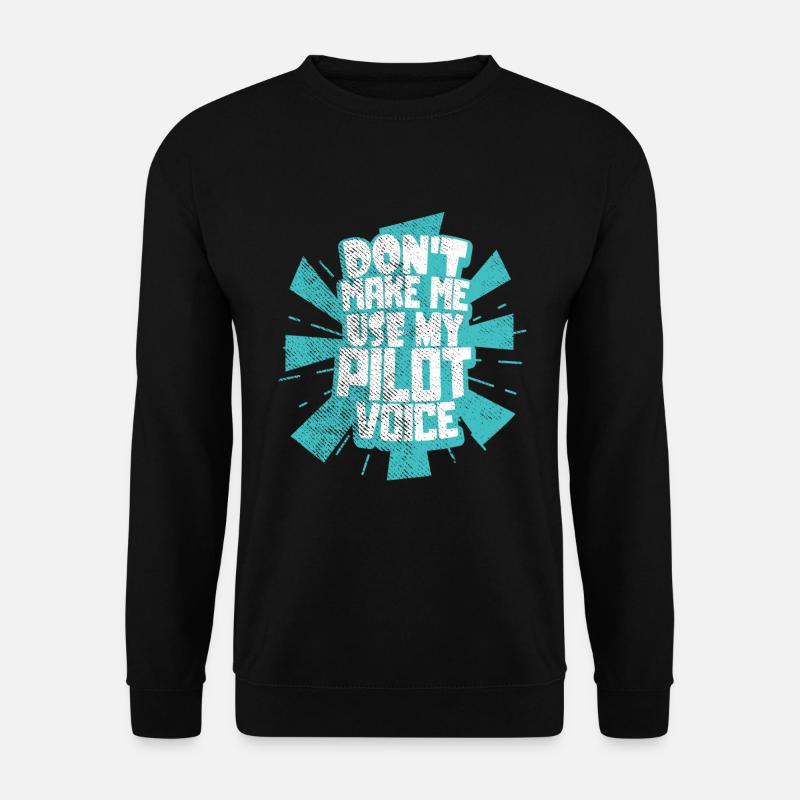 Pilot - Unisex Pullover - Schwarz