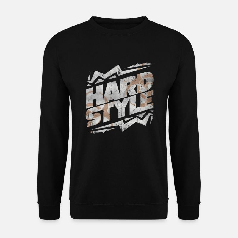 Hardstyle Techno - Unisex Pullover - Schwarz