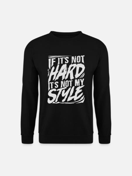 Hardstyle Techno - Unisex Pullover - Schwarz