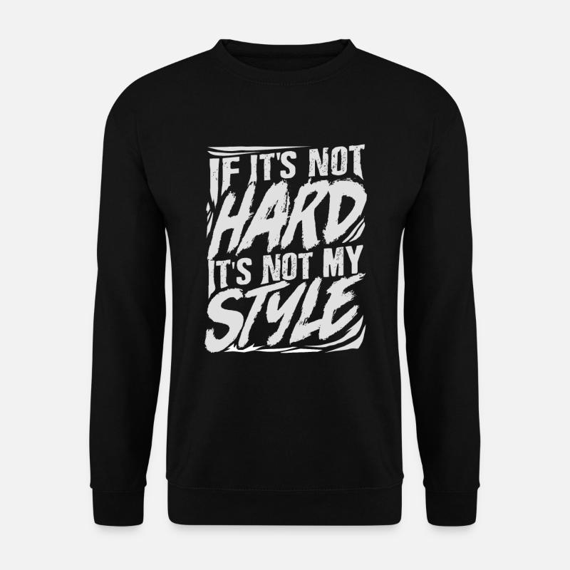 Techno hardstyle - Sweat-shirt Unisexe - noir