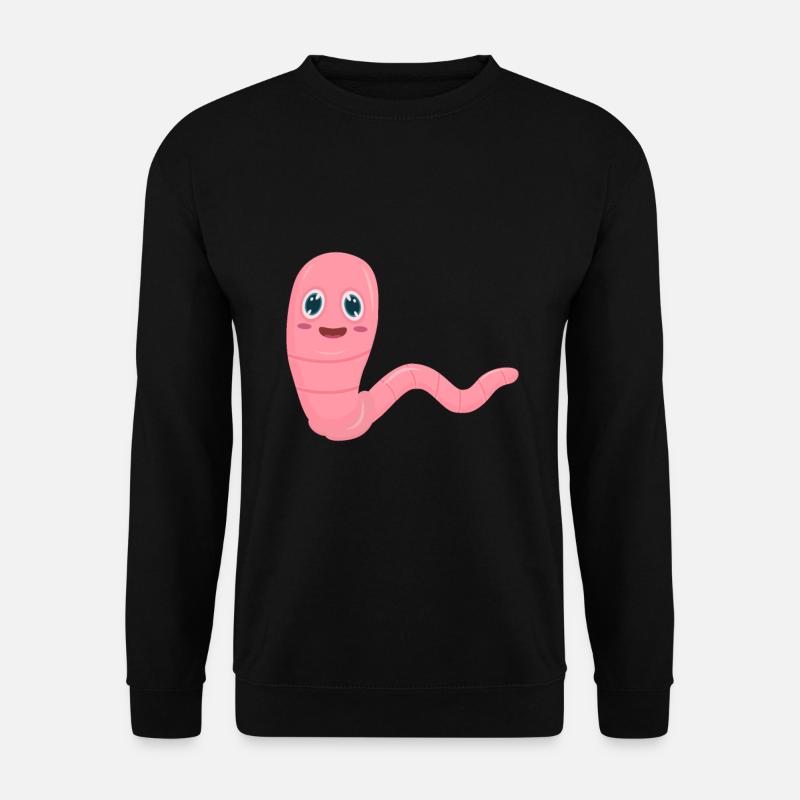 Worm Earthworm - Unisex Sweatshirt - black