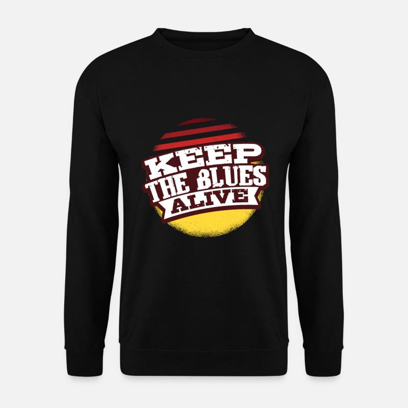 Blues - Unisex Pullover - Schwarz