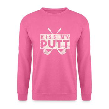 Golf clubs de golf - Sweat-shirt Unisexe - rose - Devant