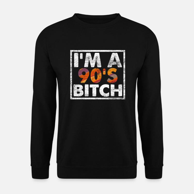 90s birthday - Unisex Sweatshirt - black