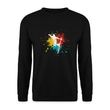Ski - Unisex Pullover - Schwarz - Vorne - Alina (178cm) & Michal (187cm)